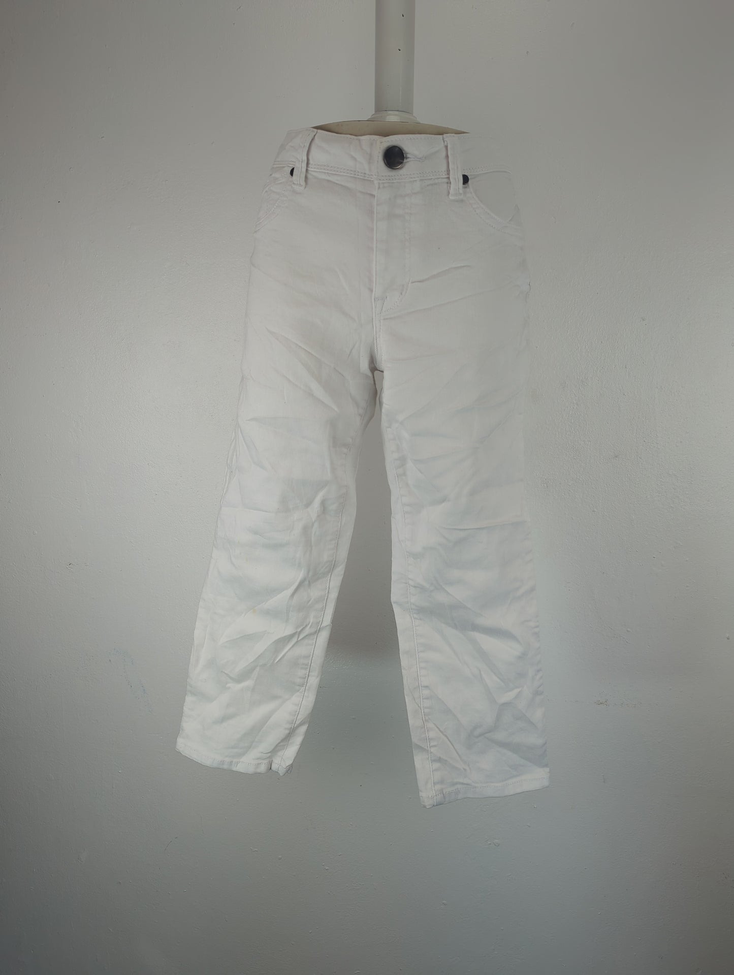 Pantalon Capri Blanco Jean Leonim
