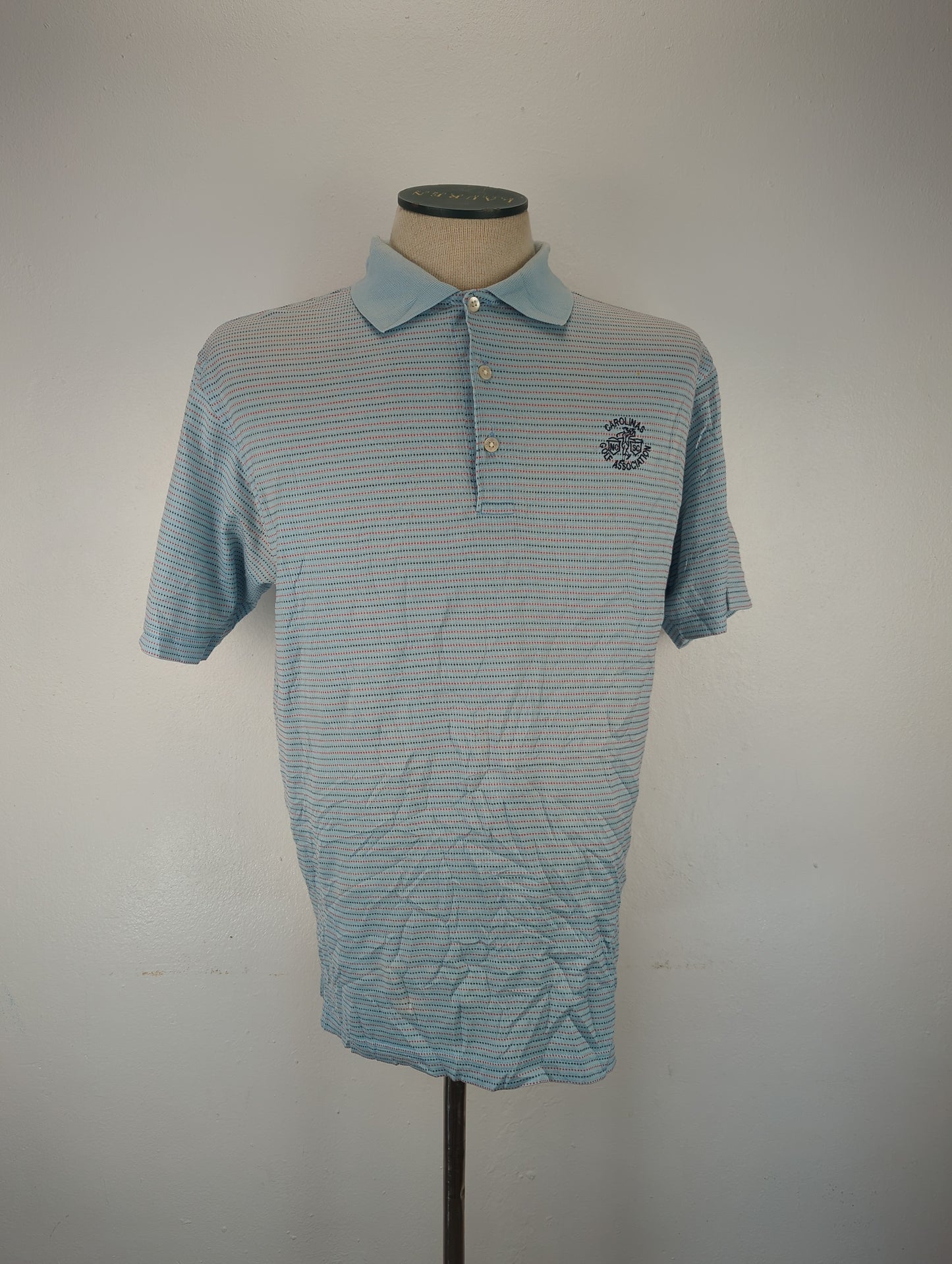 Camiseta Azul claro de Rayas Nick Price