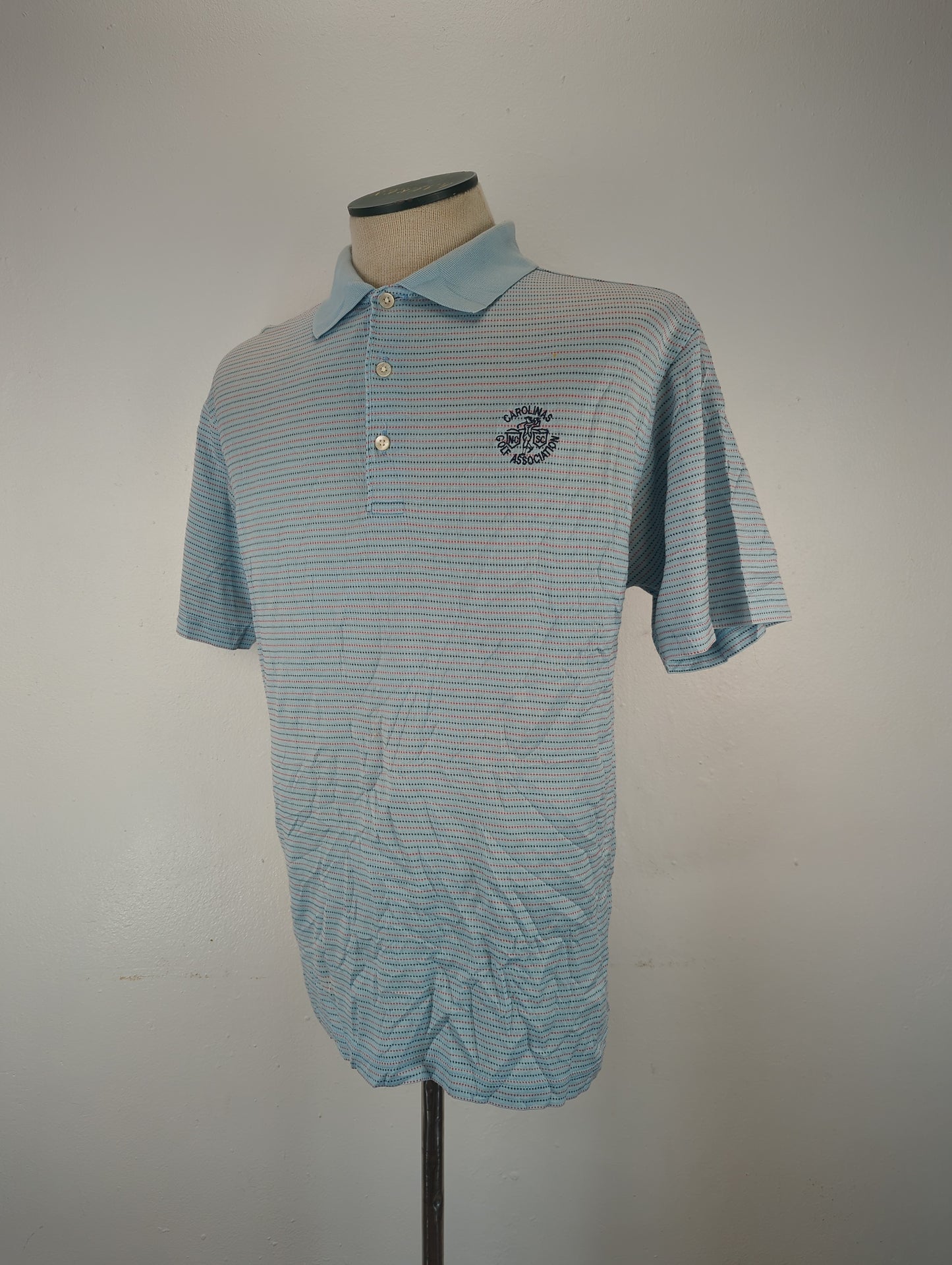 Camiseta Azul claro de Rayas Nick Price