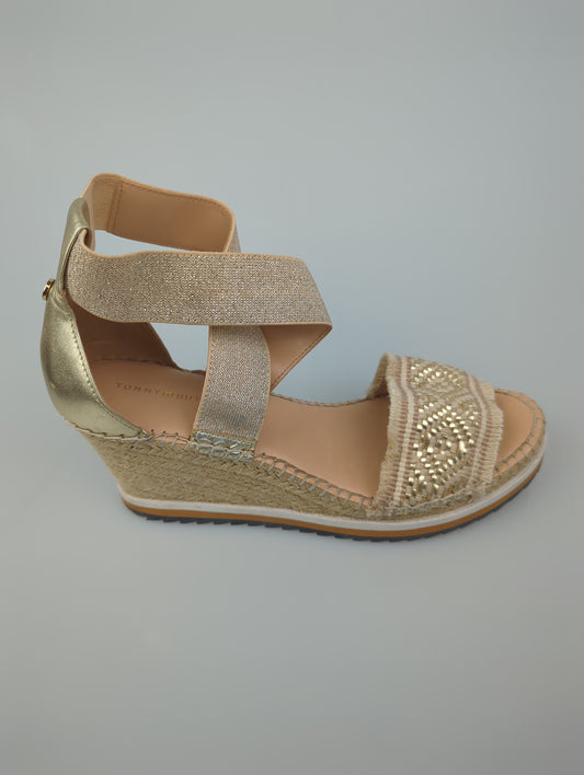Zapatilla Dorado Plataforma  Tommy Hilfiger