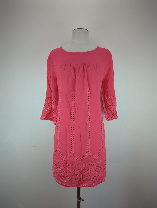 Vestido Rosado Floral Crown Ivy