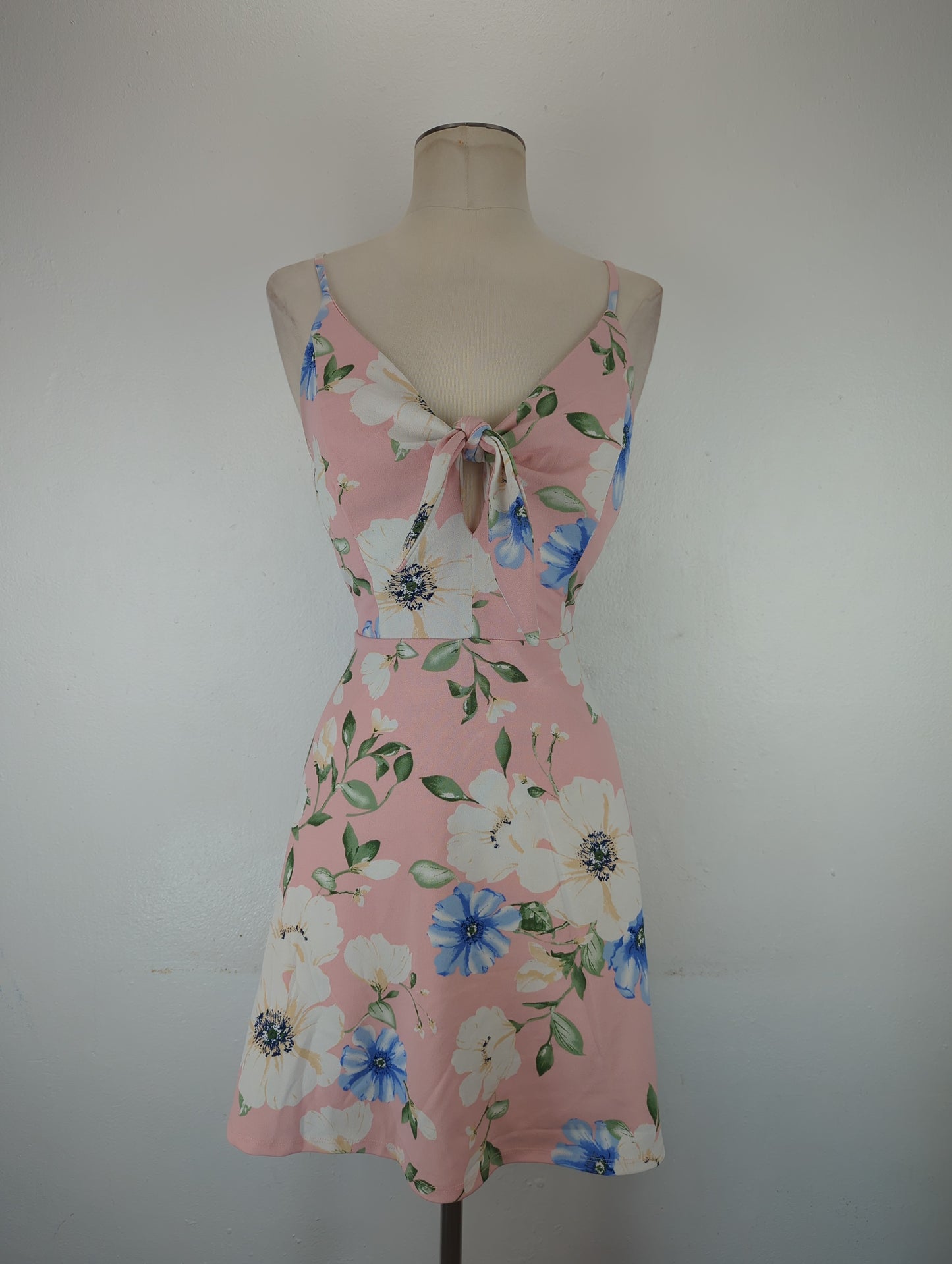 Vestido  Nude Floral Xhilaration