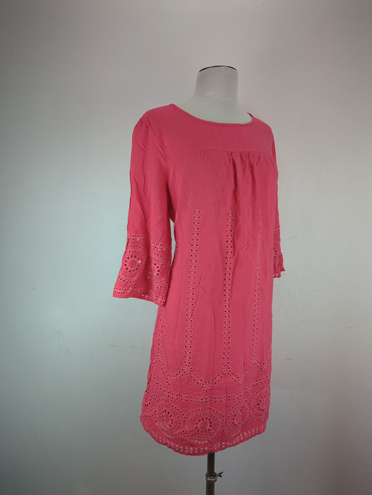 Vestido Rosado Floral Crown Ivy