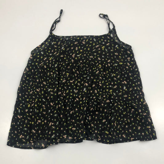 Blusa Negro de Flores Divided