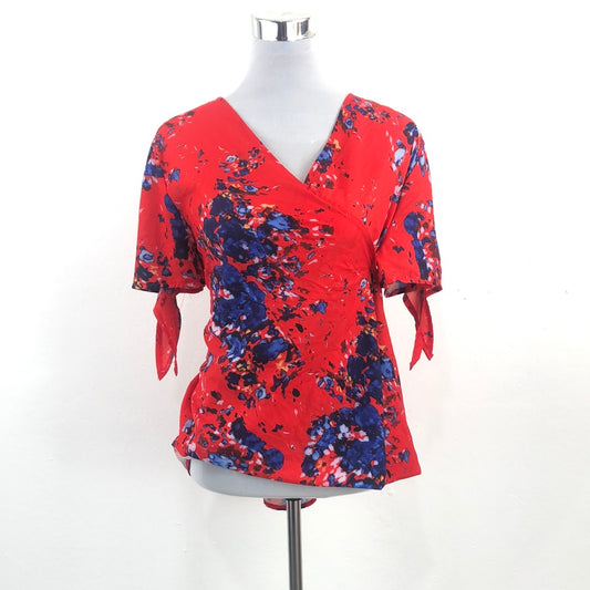 Blusa Rojo de Flores