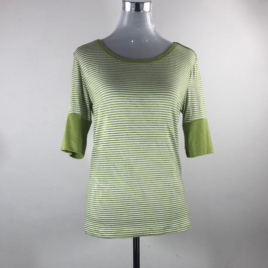 Blusa Verde de Rayas Prana