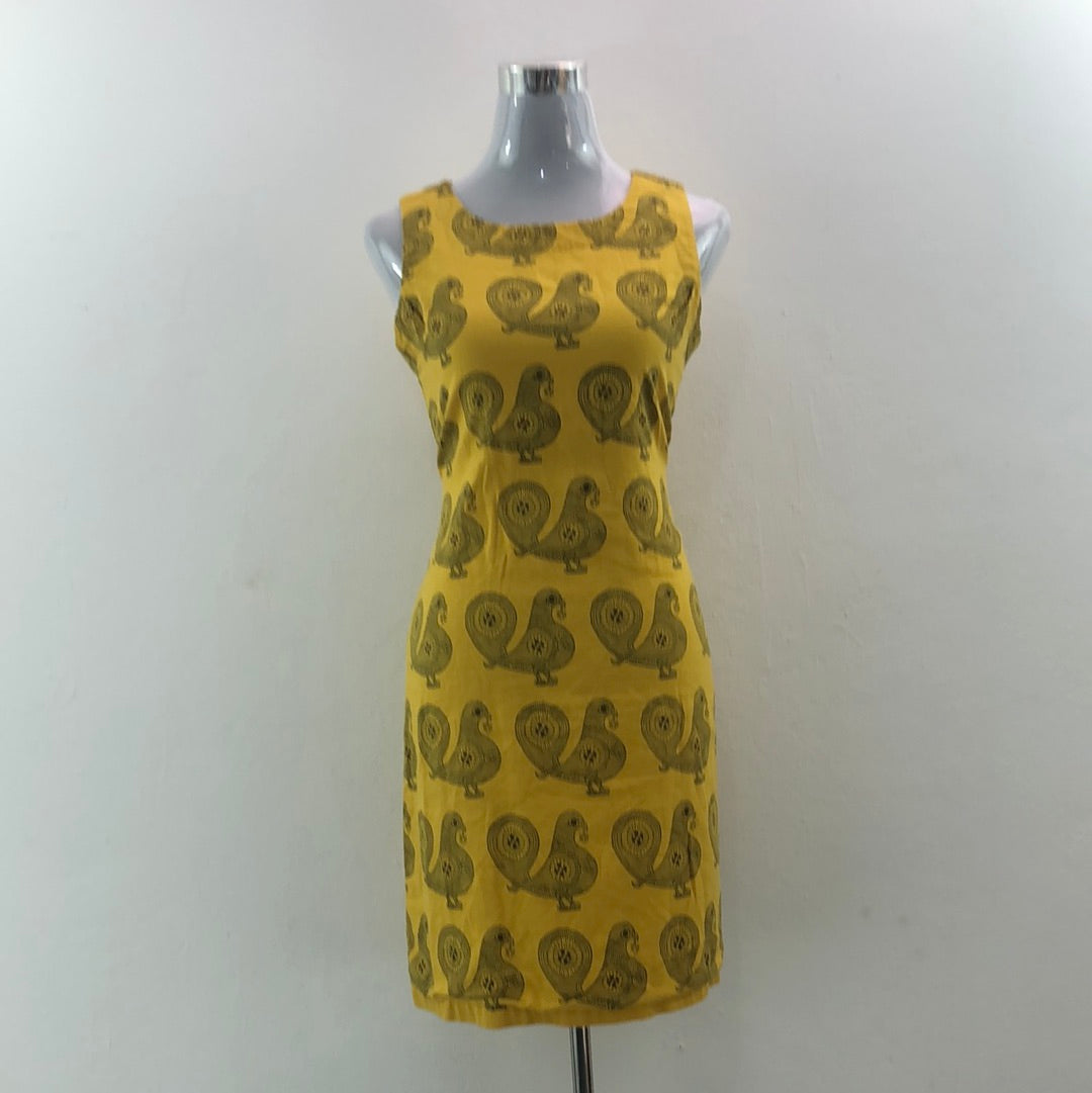 Vestido de Mujer Amarillo Bombay Paisley