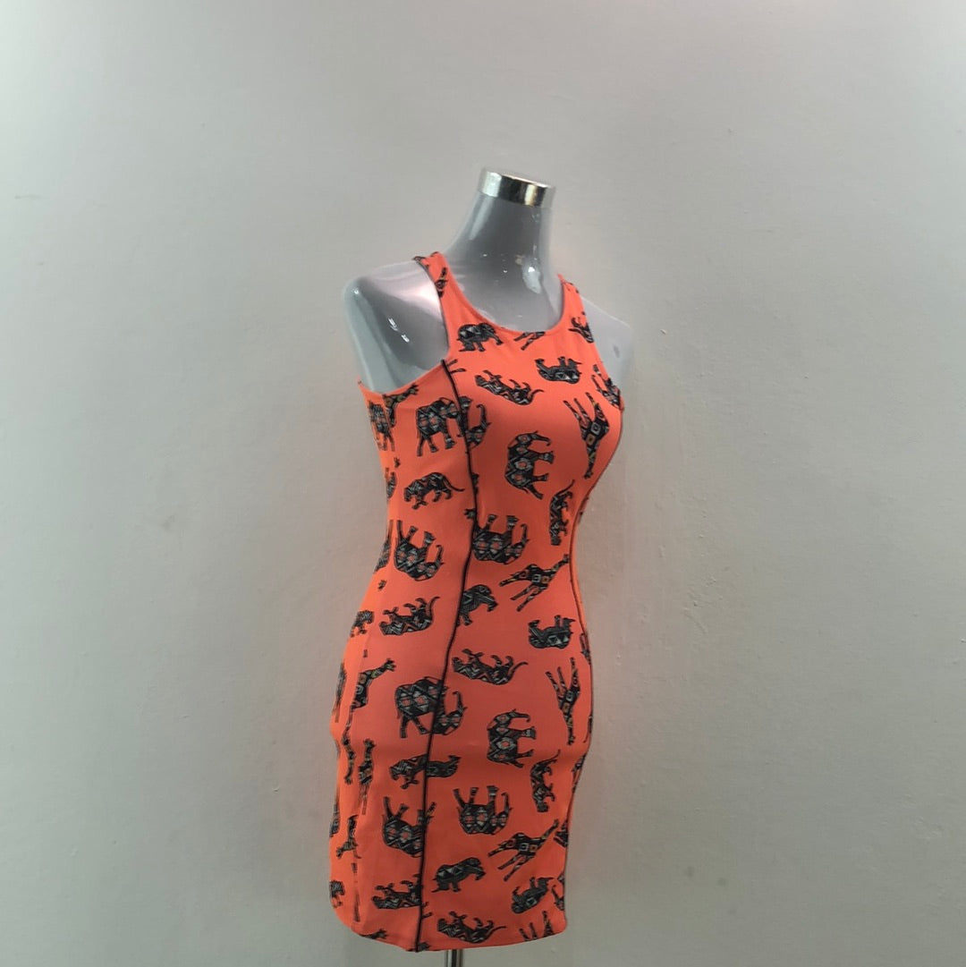Vestido de Mujer Naranja Bershka